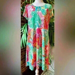 Ivy Lane Paisley Dress-Size M-Knee Length